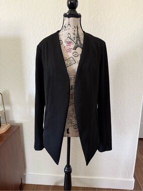 BCBGeneration Black Open Front Blazer